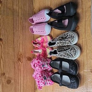 Girl's shoe lot Size 12-13